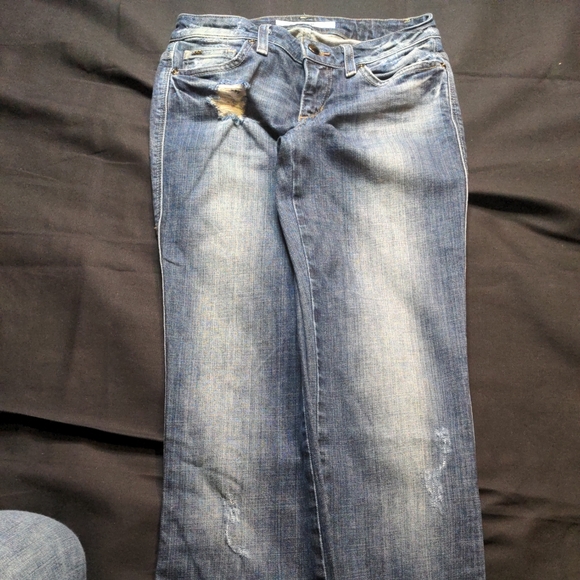 Joe's Jeans Starlet Flare Women's Distressed Blue Jeans Waist 25 - Picture 10 of 10